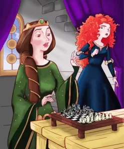 Brave Elinor And Merida 5D Diamond Painting