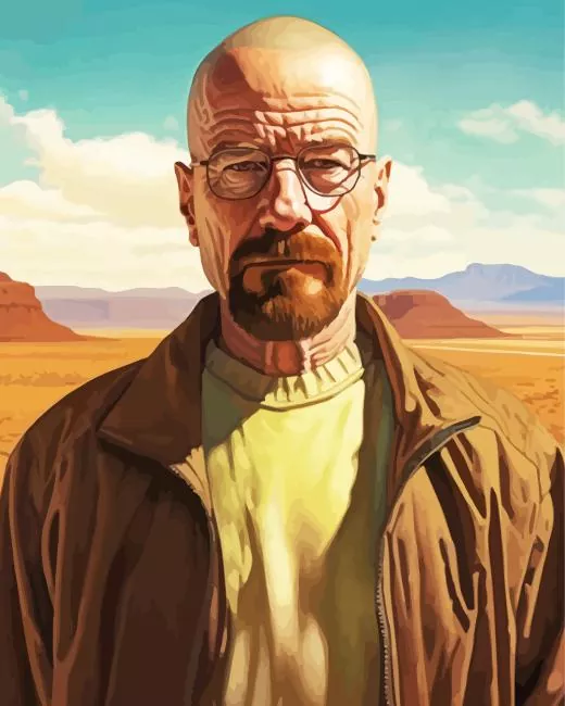 Breaking Bad Walter White Diamond By Numbers Breaking Bad Walter White 5D Diamond Painting