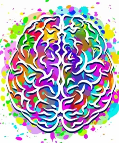 Colorful Brain 5D Diamond Painting