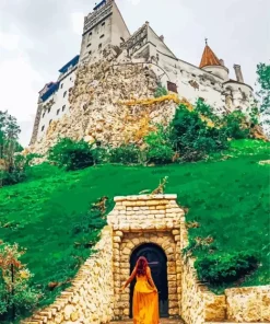 Follow Me To Bran Castle 5D Diamond Painting