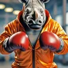Rhino Boxer 5D Diamond Painting