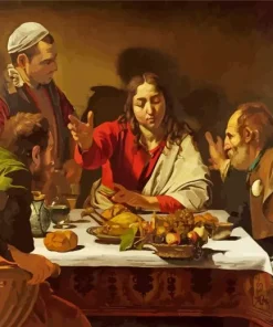 Supper At Emmaus By Caravaggio 5D Diamond Painting