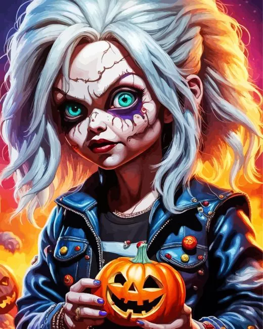 Tiffany bride of chucky Diamond Paints Tiffany Bride Of Chucky 5D Diamond Painting