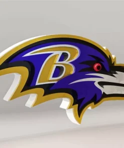Baltimore Ravens Logo 5D Diamond Painting