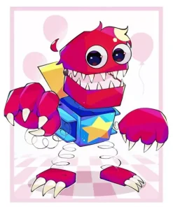 Boxy Boo Poppy Playtime 5D Diamond Painting