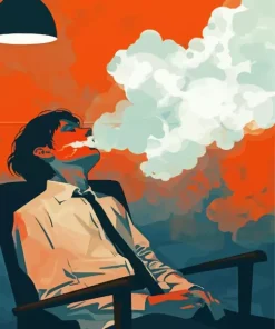 Boy Smoking Art 5D Diamond Painting