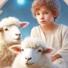 Boy With Sheep 5D Diamond Painting