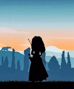 Brave Silhouette 5D Diamond Painting