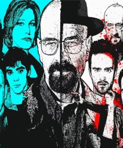 Breaking Bad Characters Art 5D Diamond Painting