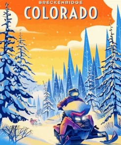 Breckenridge Colorado Poster 5D Diamond Painting
