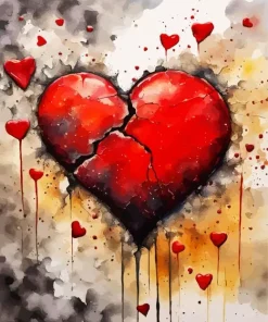 Broken Heart 5D Diamond Painting