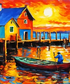 Cool Fisherman Art 5D Diamond Painting