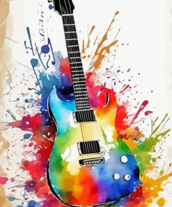 Electric Guitar 5D Diamond Painting