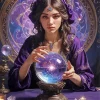 Female Fortune Teller Art 5D Diamond Painting