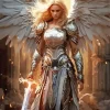 Female Guardian Warrior Angel 5D Diamond Painting