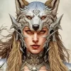 Female Lycan Art 5D Diamond Painting