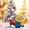 Festive Minion Art 5D Diamond Painting