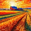 Field Barn 5D Diamond Painting
