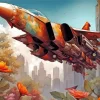Fighter Jet Art 5D Diamond Painting