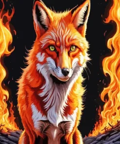 Firefox Art 5D Diamond Painting