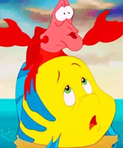 Flounder And Sebastian Characters 5D Diamond Painting