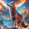 Galaxy Wolf Art 5D Diamond Painting