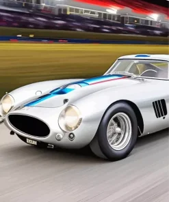 Grey Ferrari 250 Gto 5D Diamond Painting