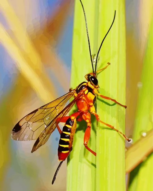 ichneumon wasp Diamond Paints Ichneumon Wasp 5D Diamond Painting