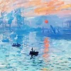 Impression Sunrise Claude Monet 5D Diamond Painting