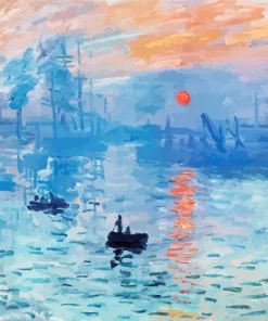 Impression Sunrise Claude Monet 5D Diamond Painting