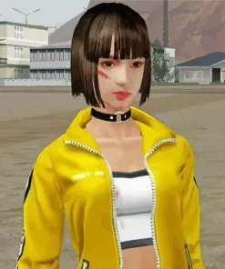 Kelly Free Fire Game 5D Diamond Painting