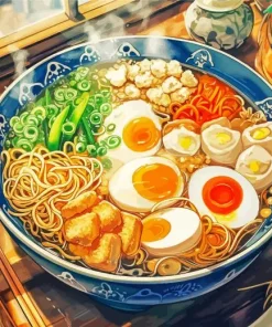 Ramen Bowl 5D Diamond Painting