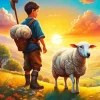 Shepherd Boy 5D Diamond Painting