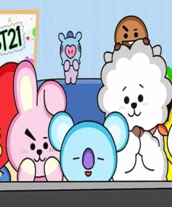 Bts Bt21 5D Diamond Painting