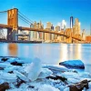 New York Brooklyn Skyline 5D Diamond Painting