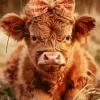 Brown Baby Calf 5D Diamond Painting