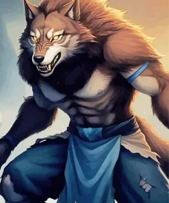 Brown Werewolf 5D Diamond Painting