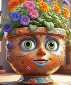 Flowerpot Art 5D Diamond Painting
