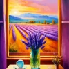 Flowers On A Window Ledge 5D Diamond Painting