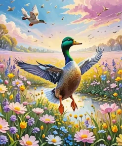 Flying Duck Art 5D Diamond Painting