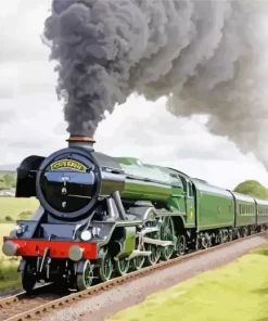 Flying Scotsman Art 5D Diamond Painting