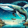 Flying Whale Art 5D Diamond Painting