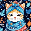 Folkart Cat 5D Diamond Painting