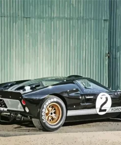 Ford Gt 40 Black Art 5D Diamond Painting