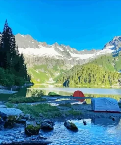 Lovely Water Lake 5D Diamond Painting