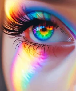 Rainbow Eye 5D Diamond Painting