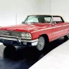 Red Ford Galaxie Art 5D Diamond Painting