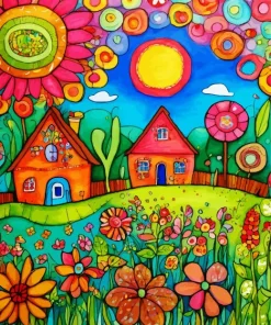 Whimsical Landscape 5D Diamond Painting