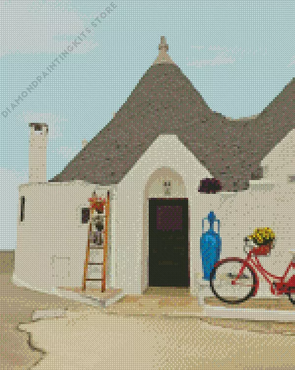 Alberobello Italy Diamond Paints Alberobello Italy 5D Diamond Painting
