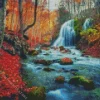 Autumn Forest River 5D Diamond Painting
